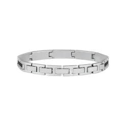 Breil ABARTH-STAHLARMBAND MIT KOHLEFASEREINSÄTZEN Clearance