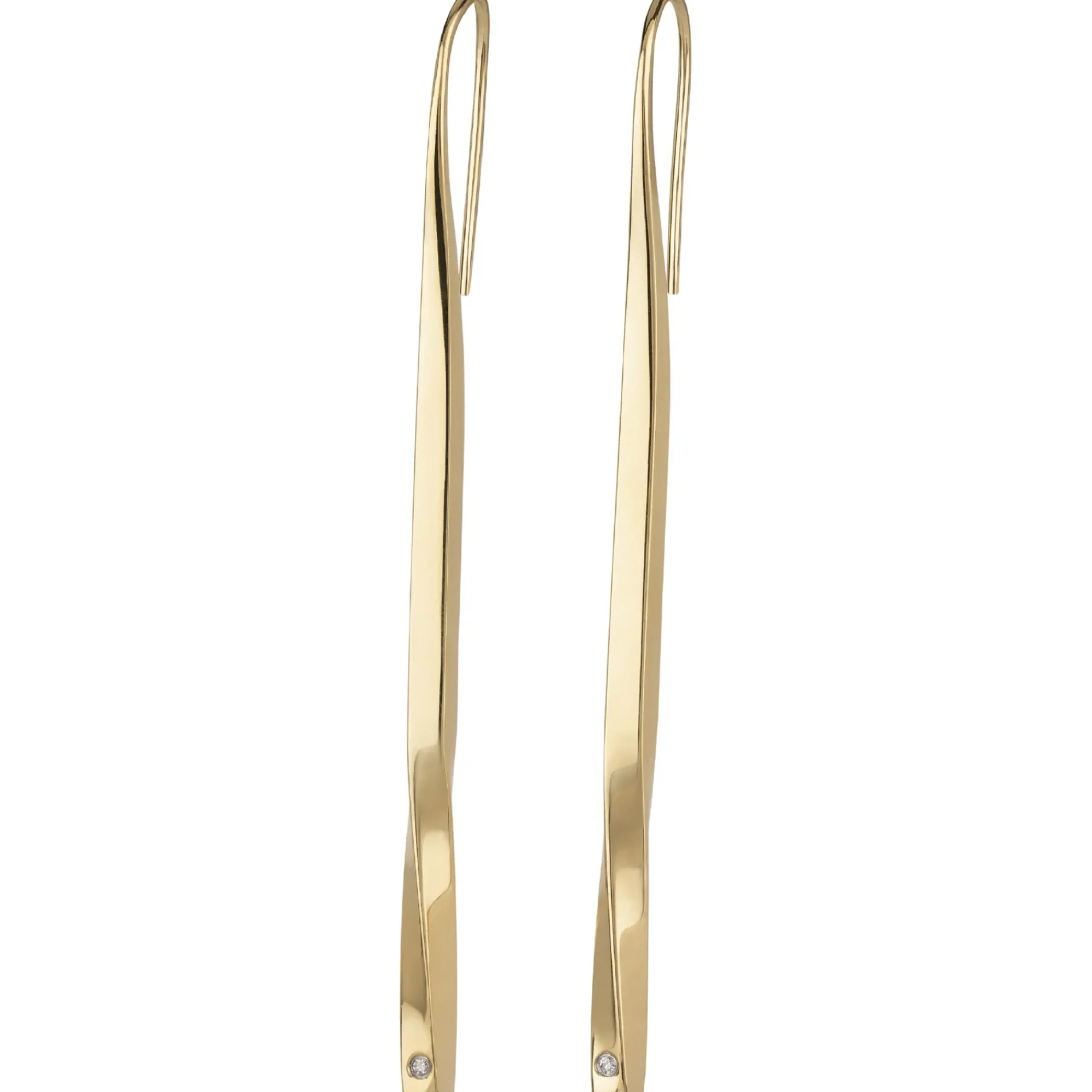 Breil B ESSENTIAL-IP GOLD STAHL OHRRINGE MIT NATÜRLICHEM DIAMANT Clearance