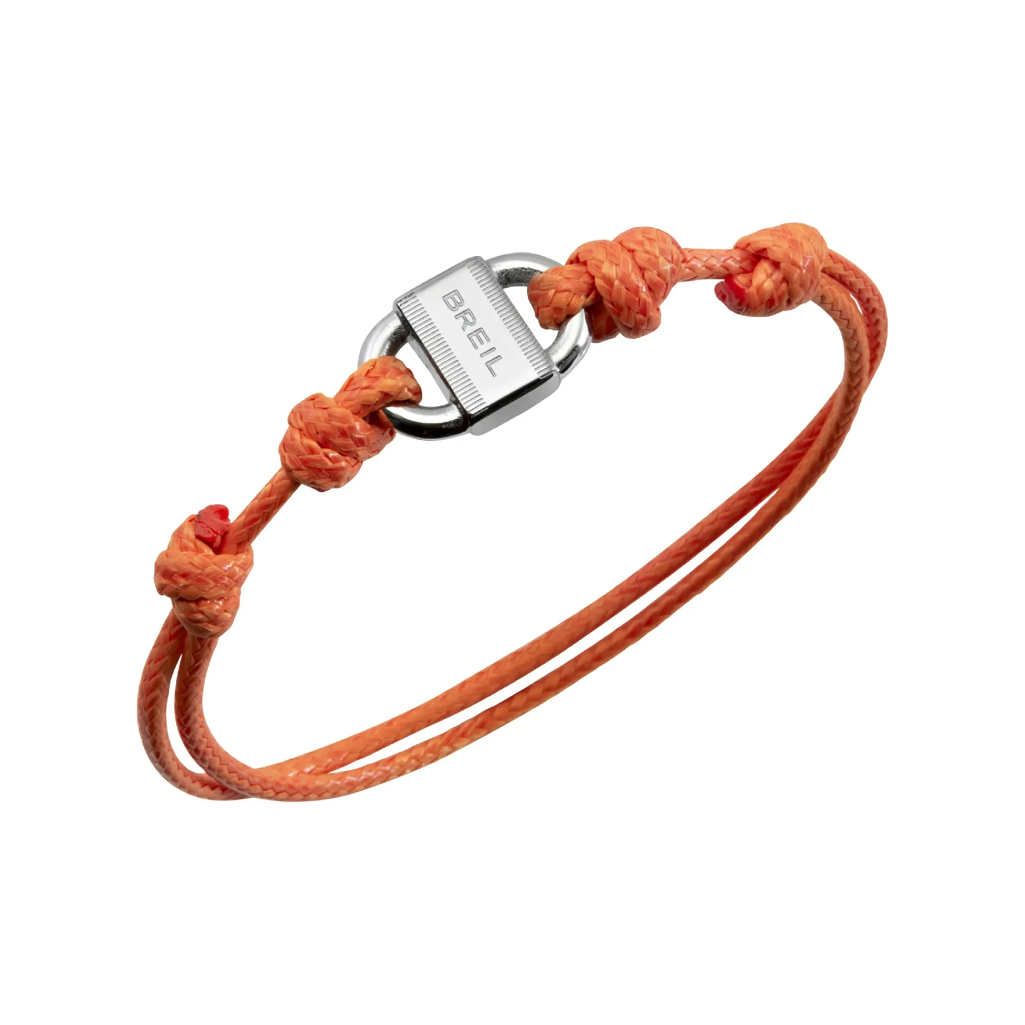 Breil B LOCK-EDELSTAHLARMBAND MIT BAUMWOLLKORDEL Best