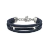 Breil B MIX-BLAUES LEDER- UND STAHLARMBAND Hot
