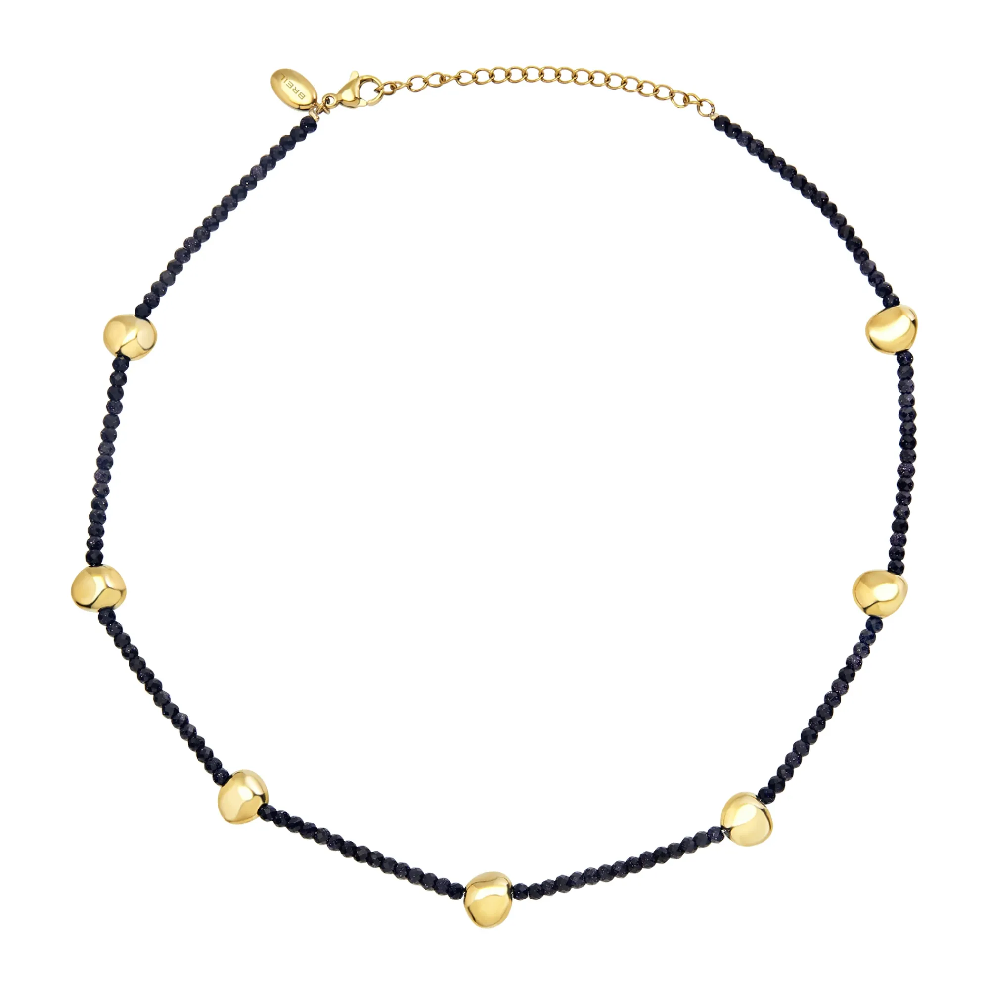Breil B ROCKS-HALSKETTE AUS SANDSTEIN UND GOLDFARBENEM STAHL Sale