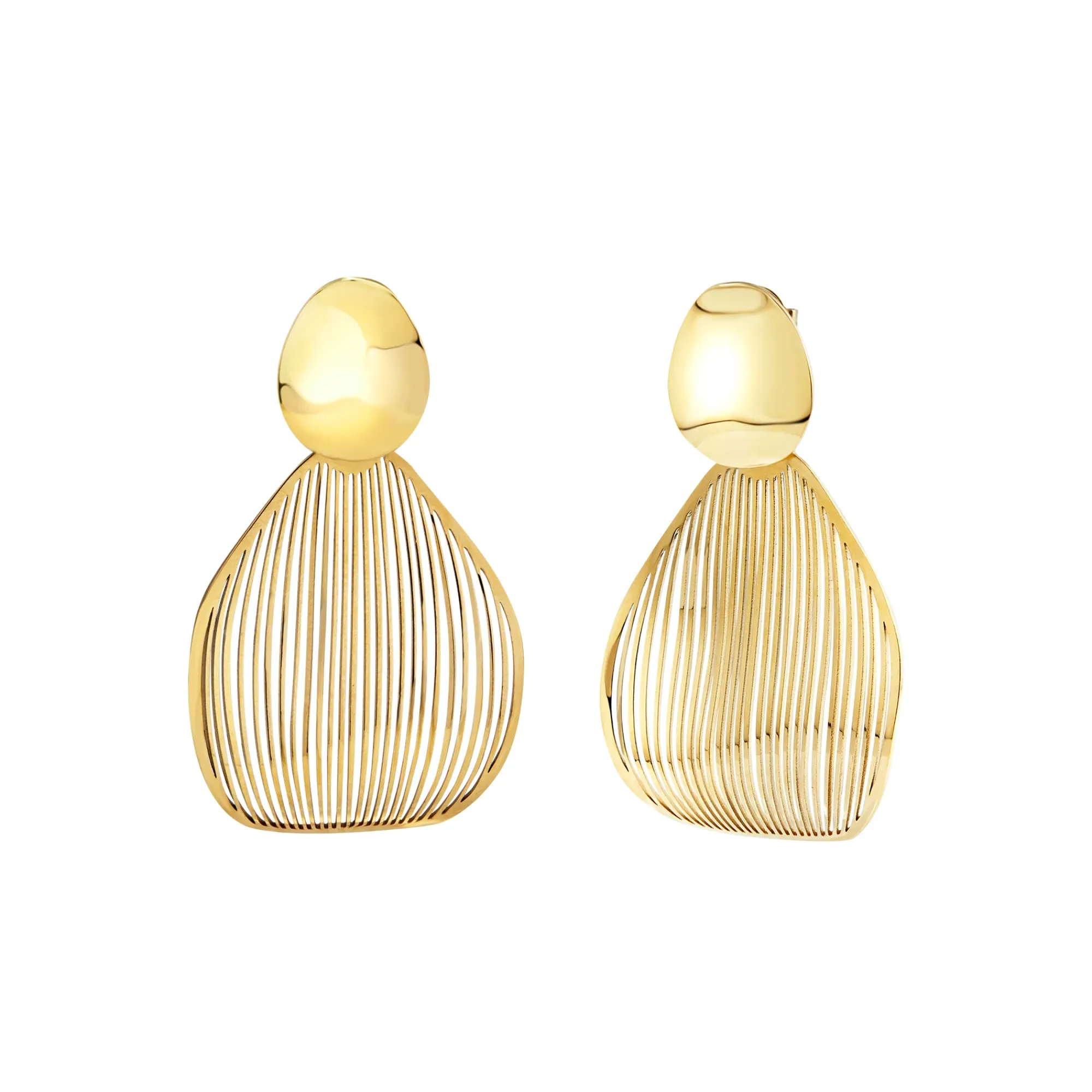 Breil B WHISPER-EDELSTAHL-OHRRINGE - GOLDFARBEN Outlet