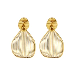 Breil B WHISPER-EDELSTAHL-OHRRINGE - GOLDFARBEN Outlet