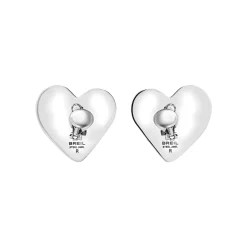 Breil BIG HEART-EDELSTAHL-OHRRINGE ZUM ANSTECKEN Fashion