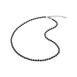 Breil BLACK ONYX-IP ROSE EDELSTAHL UND SCHWARZ ONIX HALSKETTE Hot