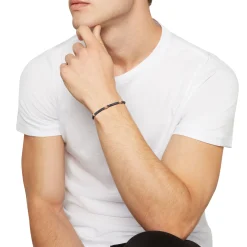 Breil BLEND-ARMBAND AUS HÄMATIT UND IP-ROSENSTAHL Discount