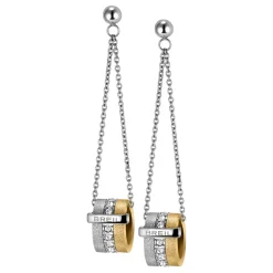 Breil OGY-EARRINGS WITH WHITE CRYSTALS New