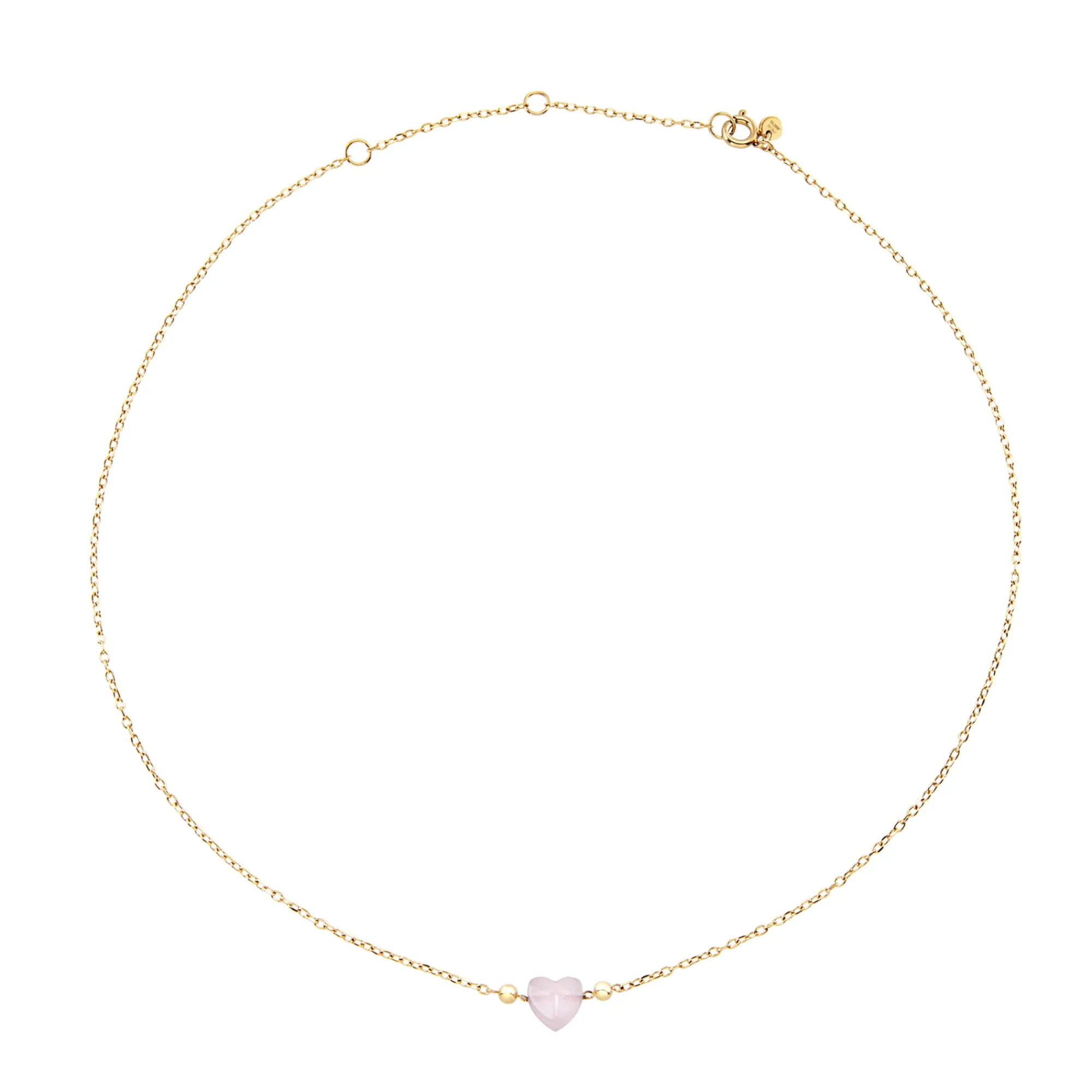 Breil CANDY-GOLD-COLORED STEEL NECKLACE WITH JADE New