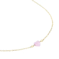 Breil CANDY-GOLD-COLORED STEEL NECKLACE WITH JADE New