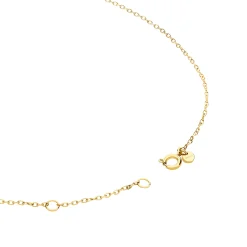 Breil CANDY-GOLD-COLORED STEEL NECKLACE WITH JADE New