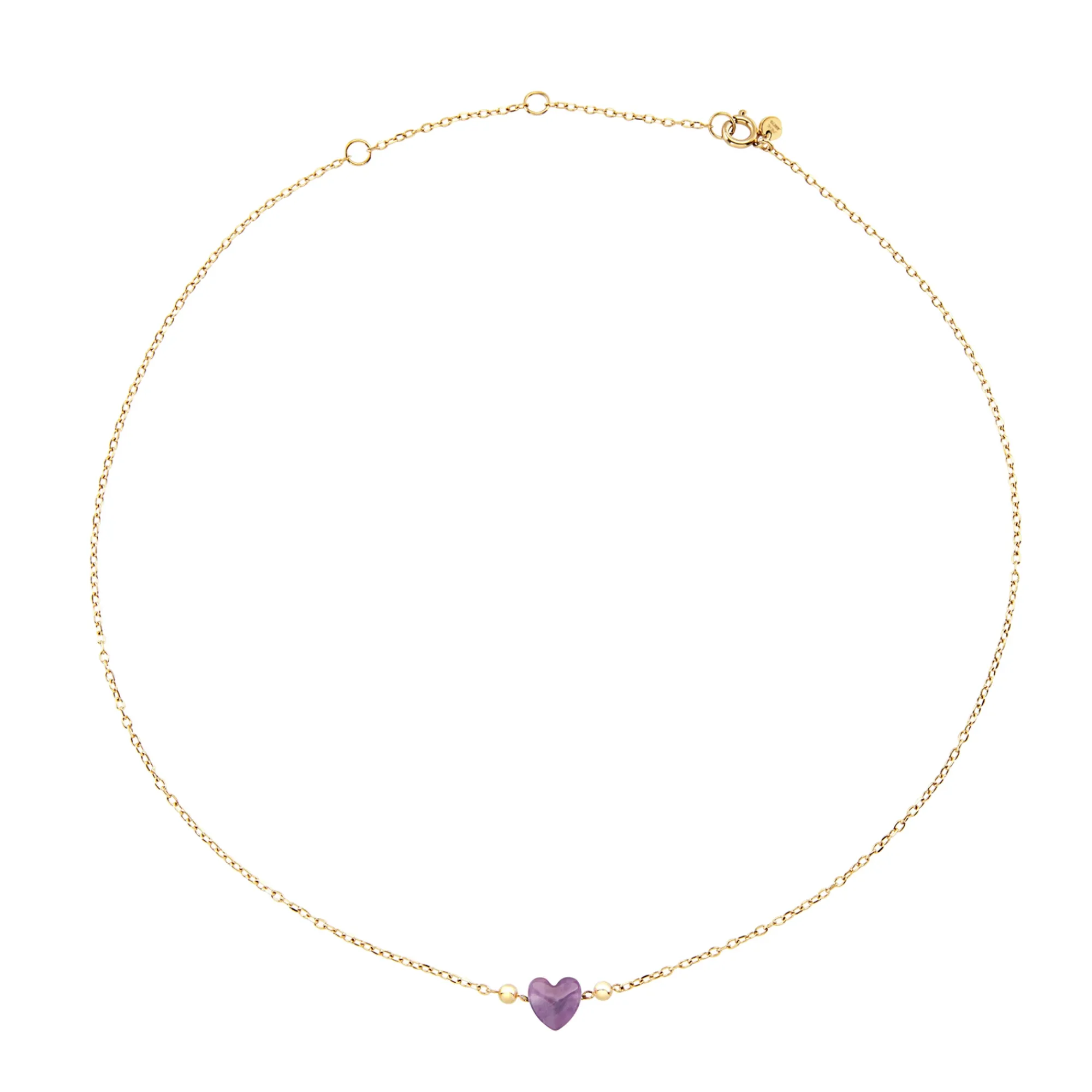 Breil CANDY-GOLD-COLORED STEEL NECKLACE WITH AMETHYST Discount