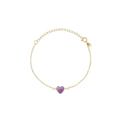 Breil CANDY-GOLDFARBIGES STAHLARMBAND MIT AMETHYST New