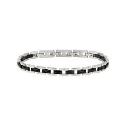 Breil CERAMIC BRICK-POLIERTES STAHL ARMBAND MIT KERAMIK Discount
