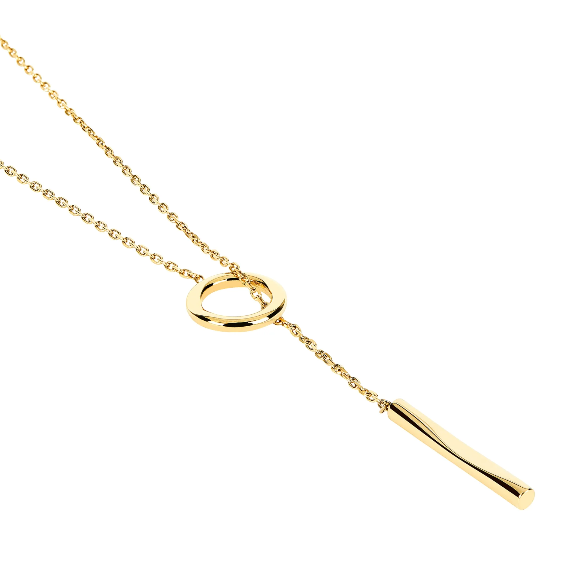 Breil FLOW-GOLDFARBIGE STAHLHALSKETTE New