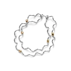 Breil FLOWING-HALSKETTE MIT ROSA GOLDENEN IP-ELEMENTEN Clearance