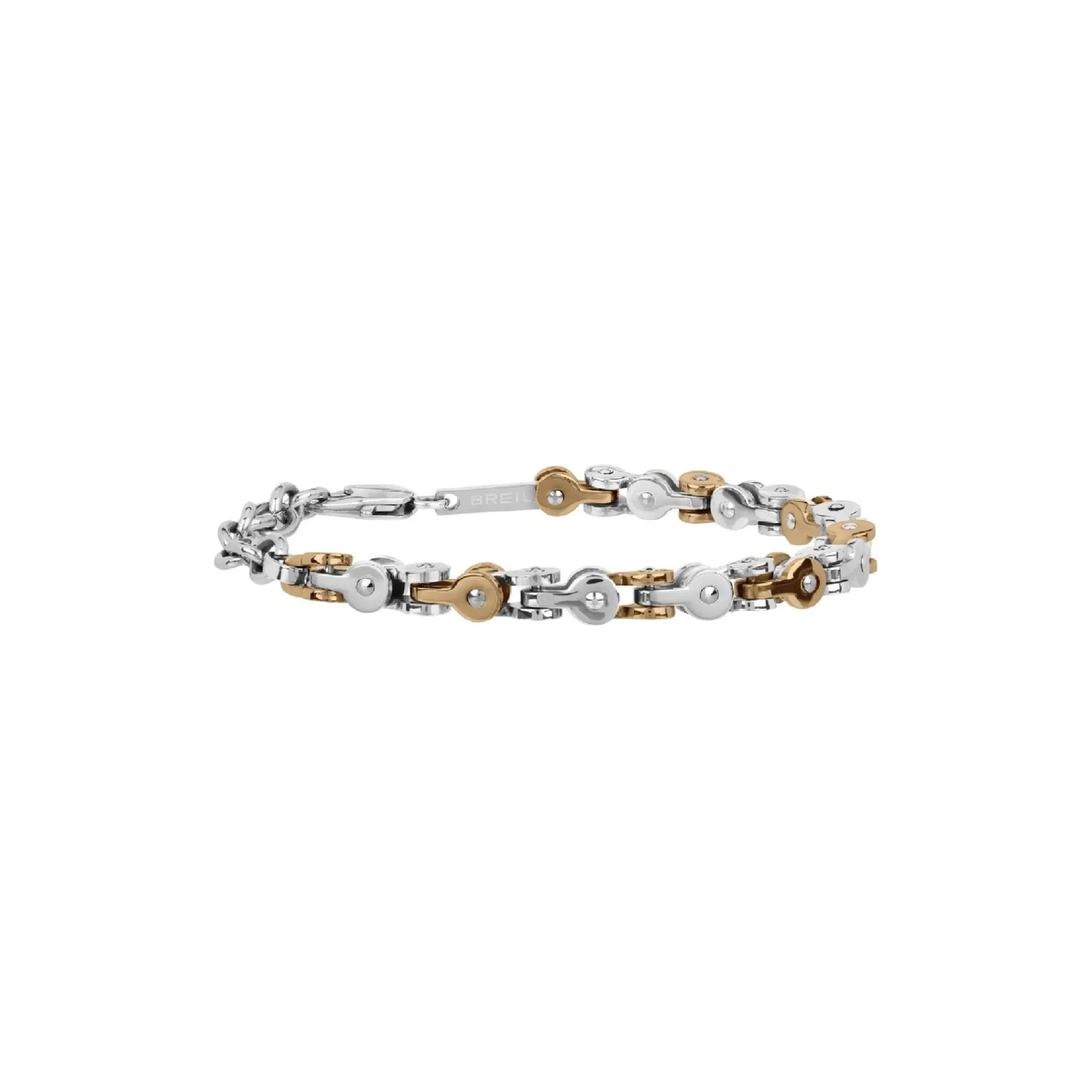 Breil GEAR-BRACCIALE IN ACCIAIO LUCIDO CON DETTAGLI IP GOLD Discount