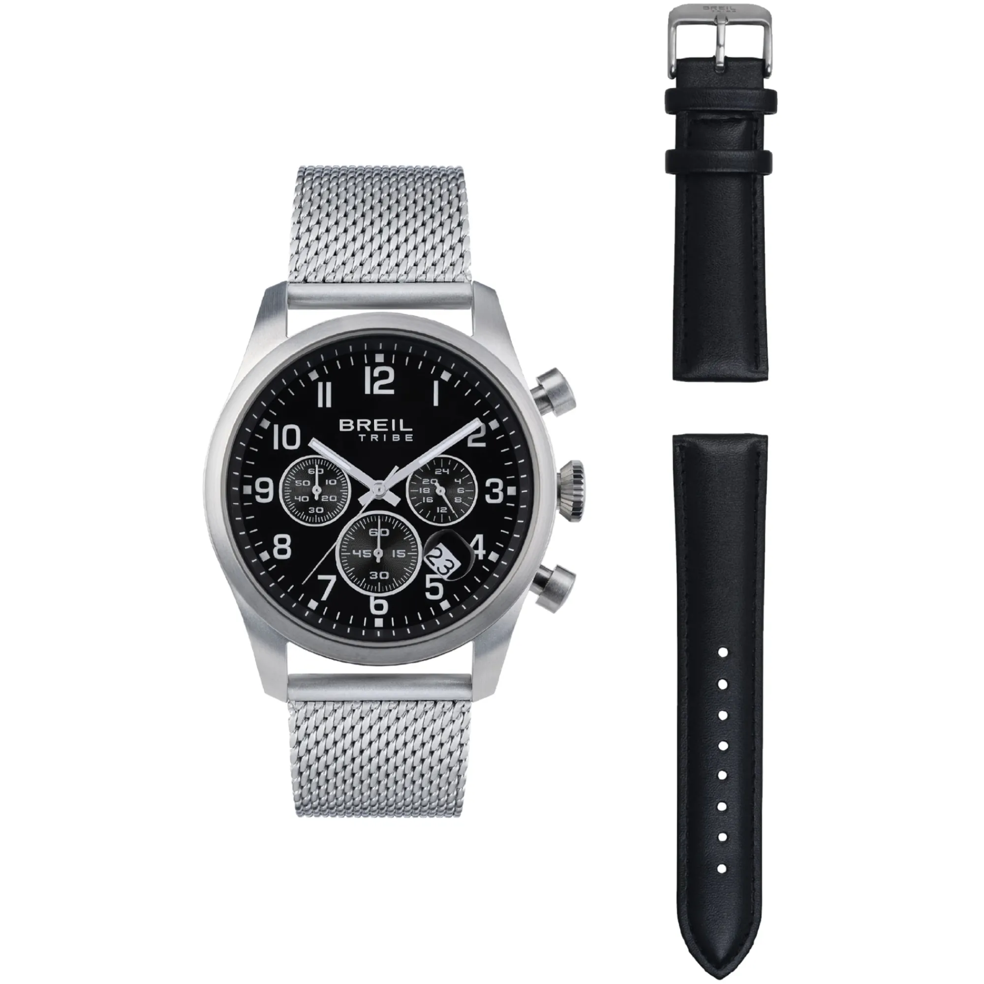 Breil GRID-CHRONO GENT 42 MM MIT AUSWECHSELBAREM ARMBAND Best