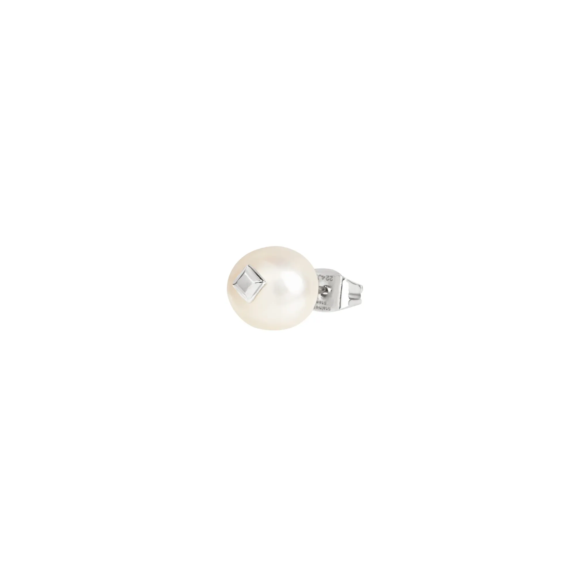 Breil HAZARD-MONO-OHRRING MIT PERLE UND STAHLKNOPF Discount