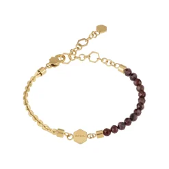 Breil KALEIDO-IP GOLD STAHL ARMBAND MIT ROTEN GRANATEN Sale
