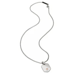 Breil 9K-HALSKETTE AUS EDELSTAHL MIT EINEM IP ROSE 9KT DETAIL Discount