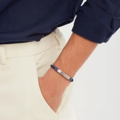 Breil LIGHT CUFF-MANSCHETTENARMBAND MIT BLAUEM LICHT Discount