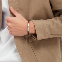 Breil LIGHT CUFF-MANSCHETTENARMBAND MIT SCHWARZEM LICHT Sale