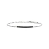 Breil LIGHT ROW-EDELSTAHLARMBAND MIT SCHWARZEM ZIRKONIA Fashion