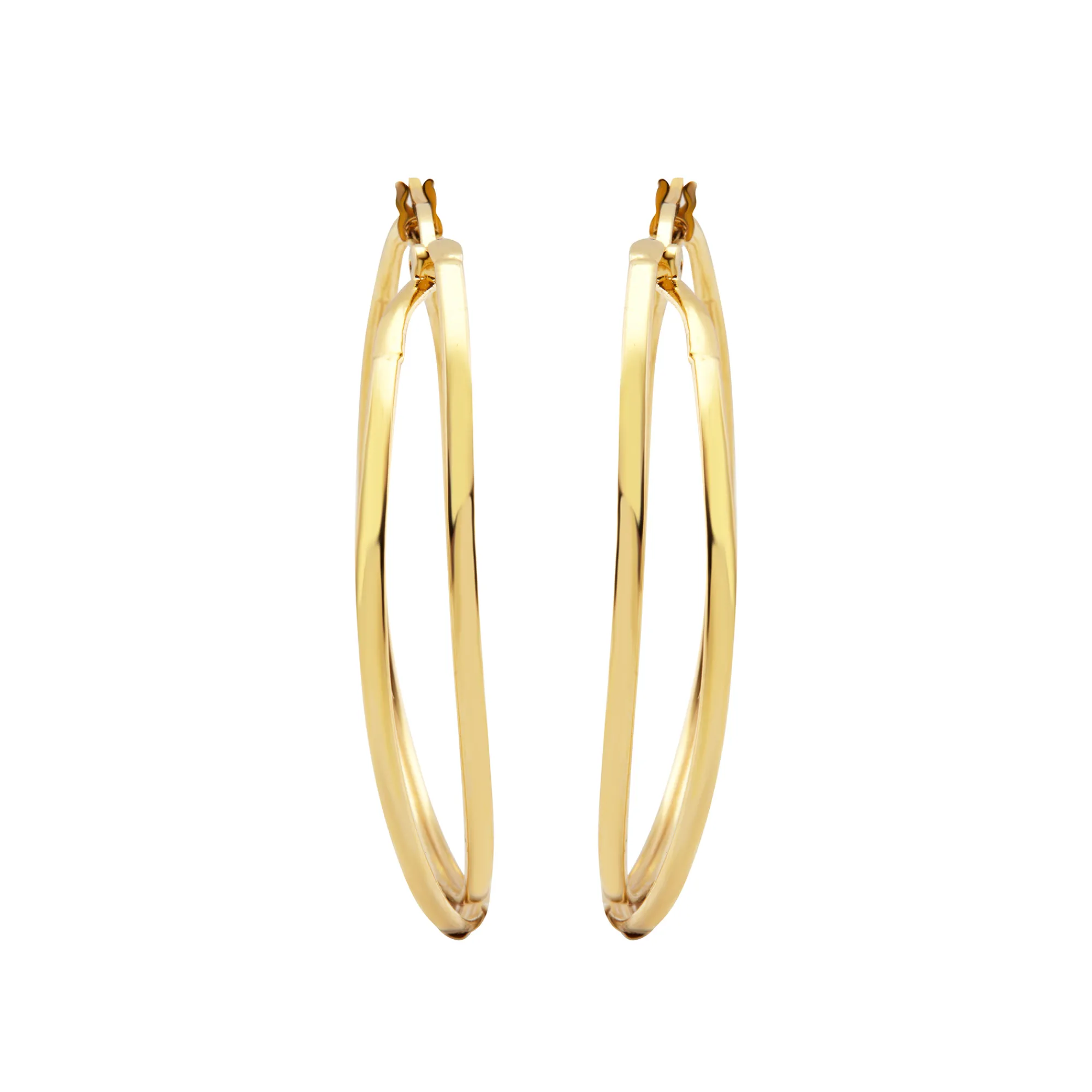 Breil LIGHTLINE-EDELSTAHL-OHRRINGE - GOLDFARBEN Outlet