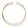 Breil LIGHTLINE-GOLDFARBENES HARMONISCHES STAHLCOLLIER Fashion