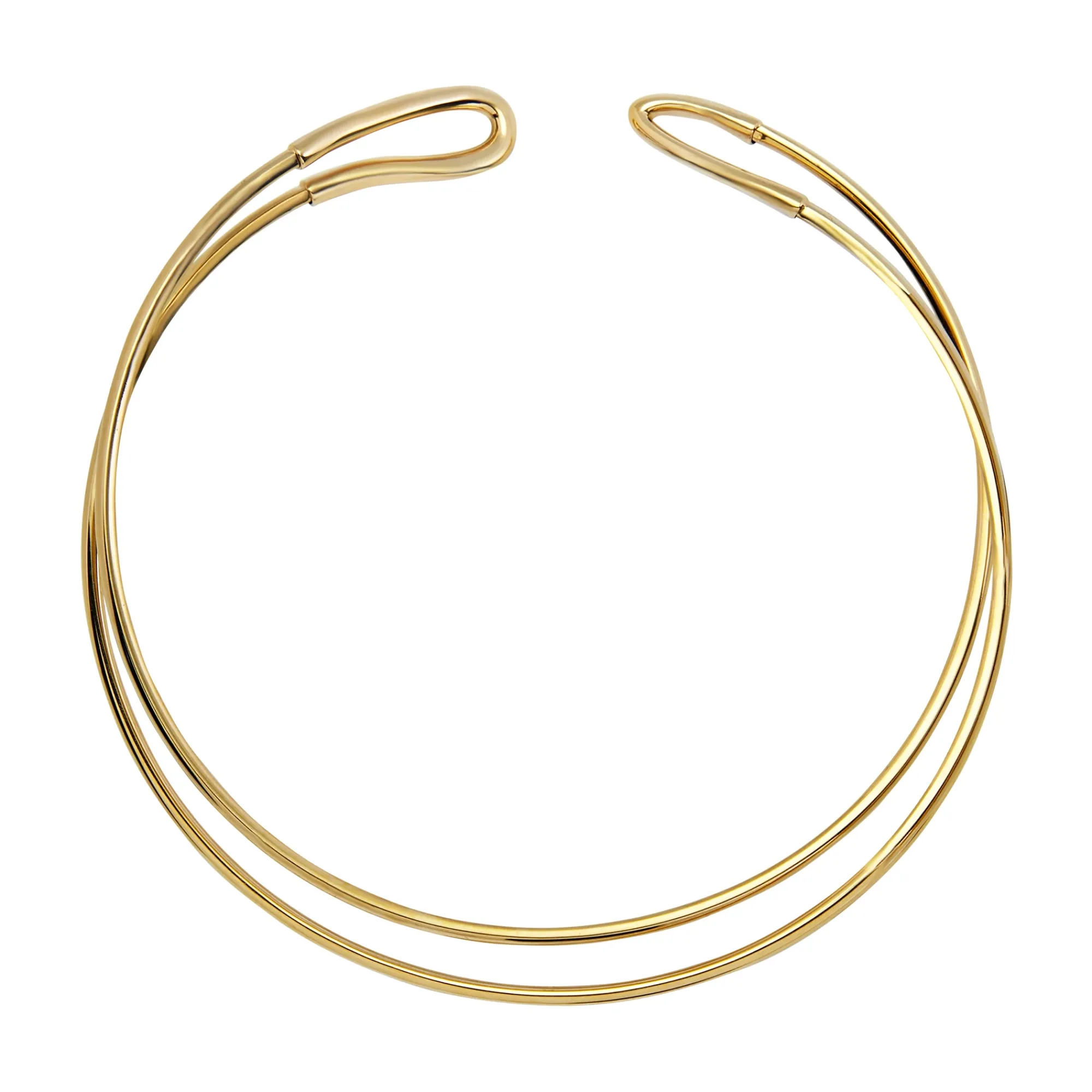 Breil LIGHTLINE-GOLDFARBENES HARMONISCHES STAHLCOLLIER Fashion
