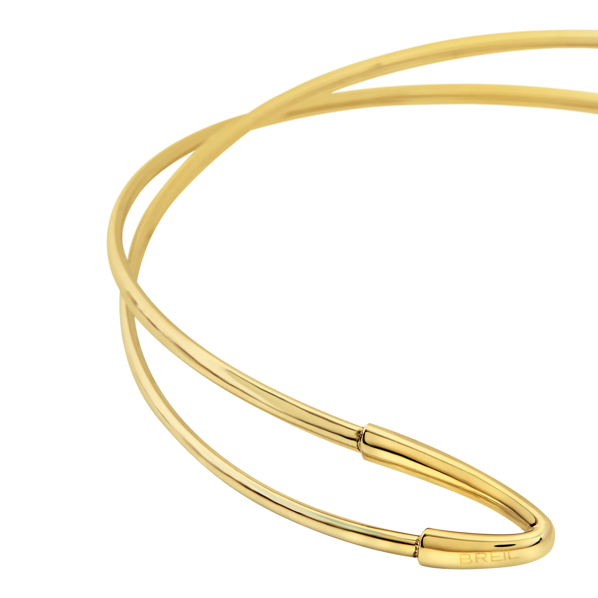 Breil LIGHTLINE-GOLDFARBENES HARMONISCHES STAHLCOLLIER Fashion
