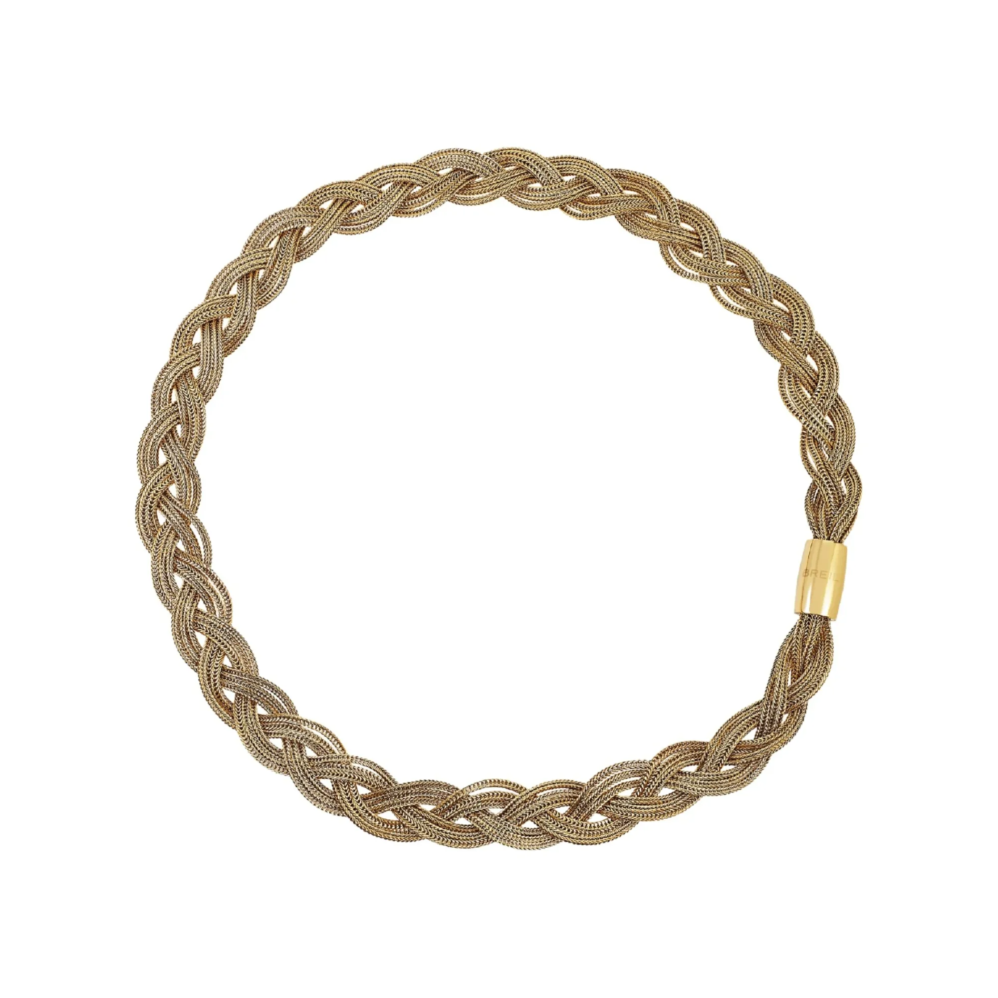 Breil MAGNETICA SYSTEM-MITTLERES ELEMENT GOLDEN TWIST – HALSKETTE Fashion