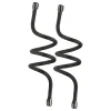 Breil NEW SNAKE-OHRRINGE AUS POLIERTEM IP SCHWARZEM EDELSTAHL, MEHRFACH TRAGBAR. LÄNGE: 20 CM Sale