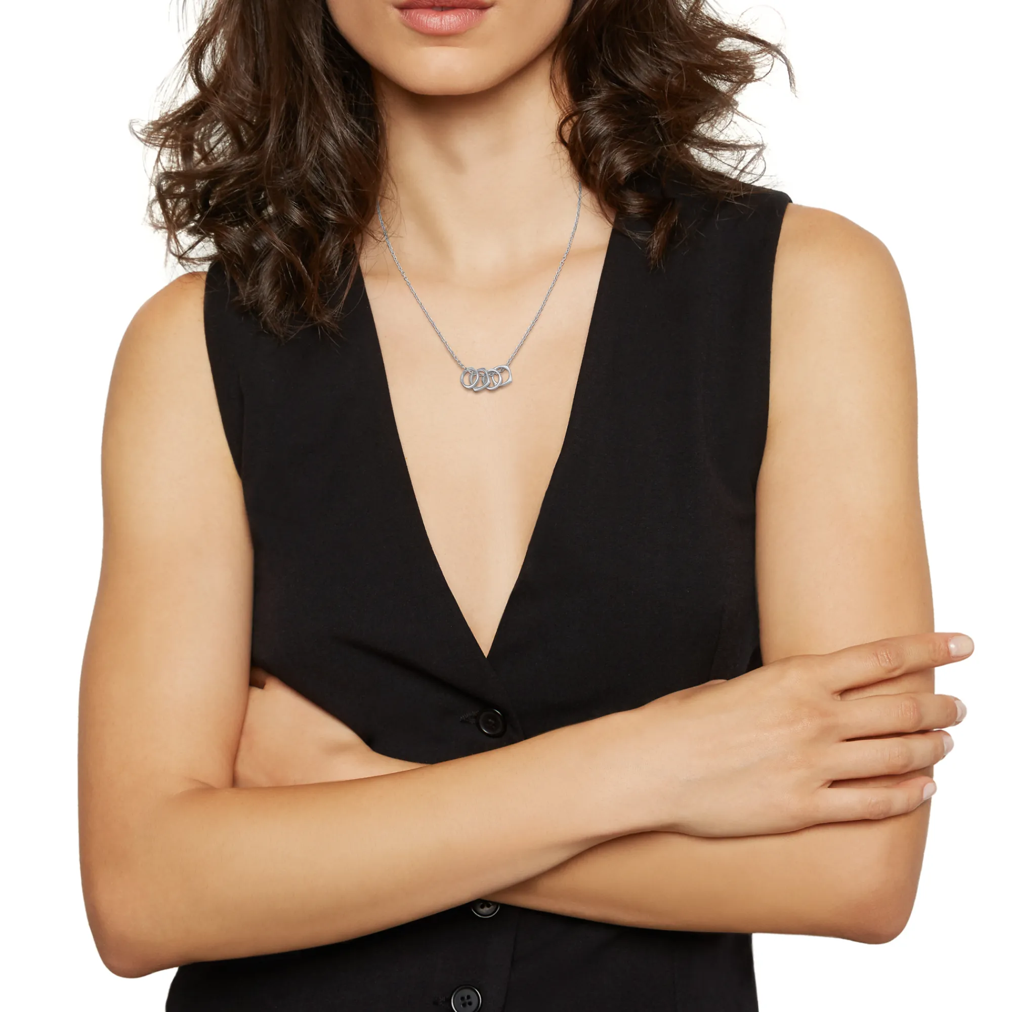 Breil NEW TETRA-EDELSTAHLHALSKETTE MIT MIKROKETTE UND ANHÄNGERN Sale