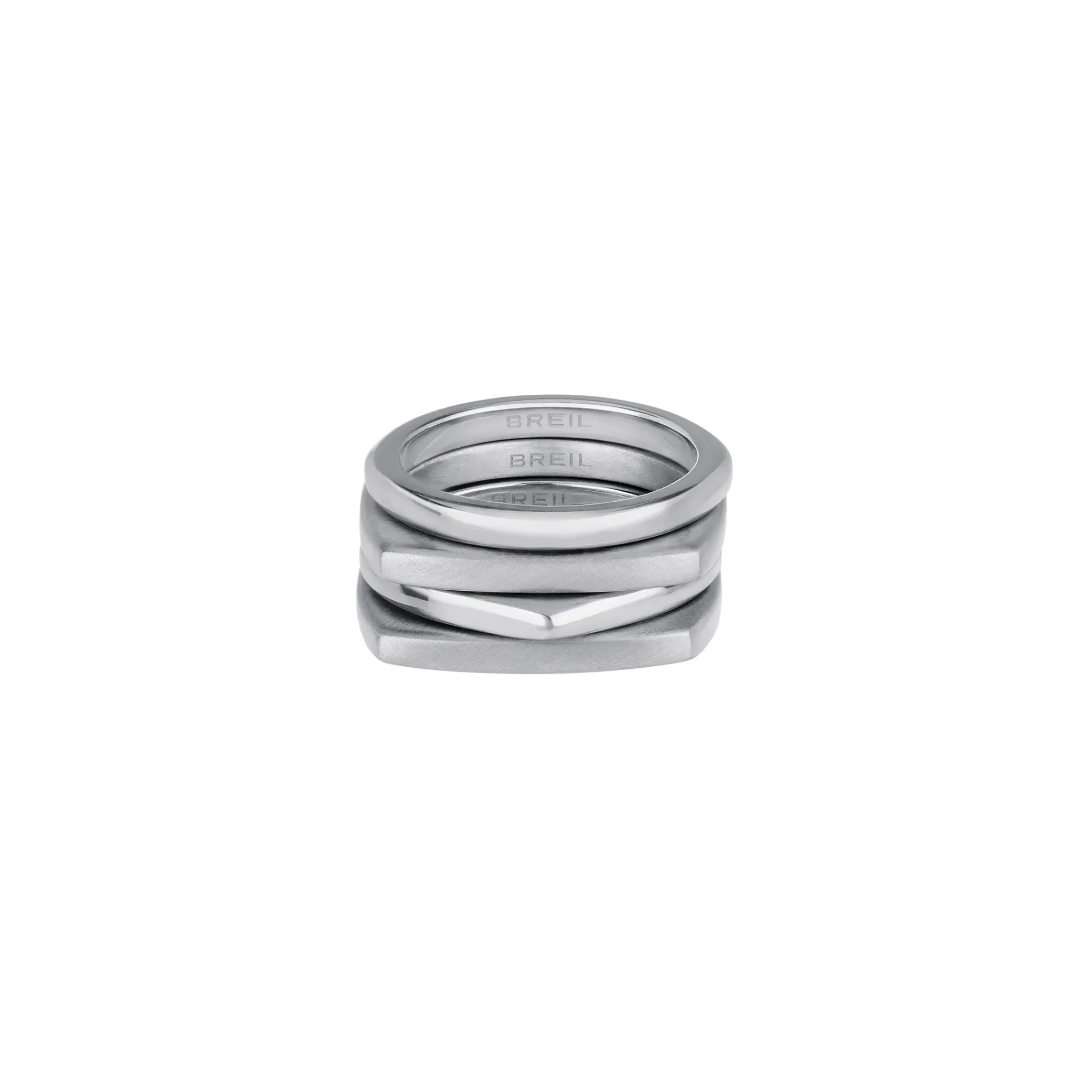 Breil NEW TETRA-SATZ MIT 4 RINGEN AUS STAHL Fashion
