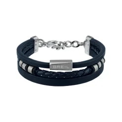 Breil OUTER-ARMBAND AUS BLAUEM LEDER UND DETAILS AUS EDELSTAHL Clearance