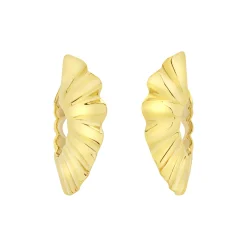 Breil PLISSE”-IP GOLD PLISSEE OHRRING Sale