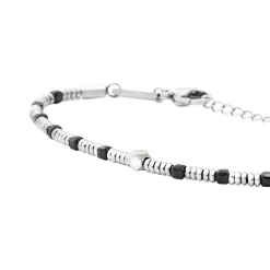 Breil PRIAM-ARMBAND AUS EDELSTAHL UND SCHWARZEM SPINELL Fashion