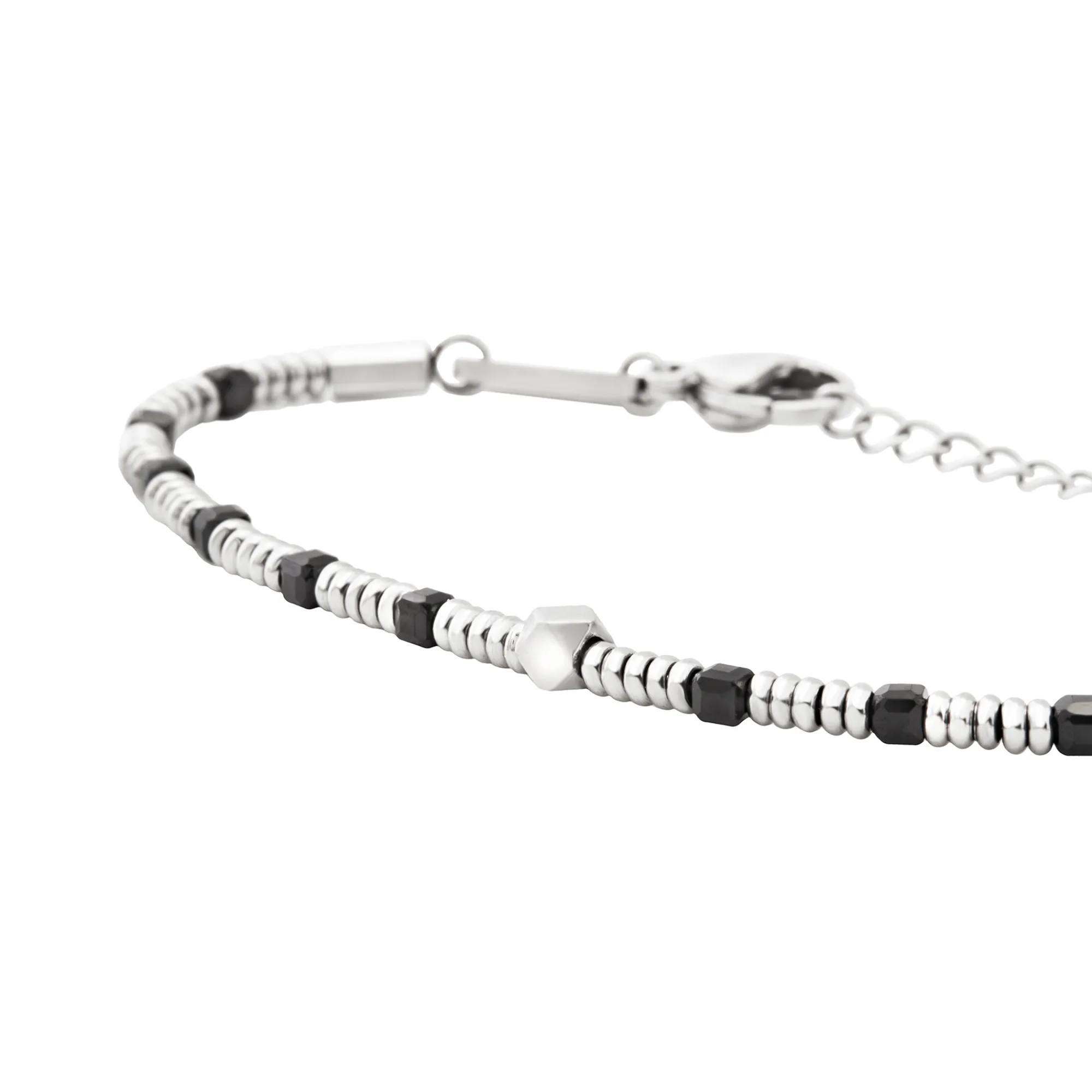 Breil PRIAM-ARMBAND AUS EDELSTAHL UND SCHWARZEM SPINELL Fashion