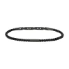 Breil PRIAM-ARMBAND AUS PISTOLENFARBENEM STAHL UND SCHWARZEM SPINELL Fashion
