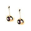 Breil RED-IP YELLOW GOLD POLISH STAINLESS STEEL EARRINGS WITH SYNTHETIC RUBY Online