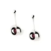 Breil RED-POLISH STAINLESS STEEL EARRINGS WITH SYNTHETIC RUBY Online