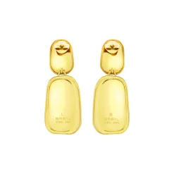 Breil SCULPTURE-SCULPTURE IP GOLD EARRINGS Hot