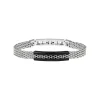 Breil SNAP-ARMBAND AUS SS-MESH MIT IP-SCHWARZEM ELEMENT Discount
