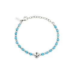 Breil SOUNDWAVE-Armband aus Stahl und Türkis Outlet