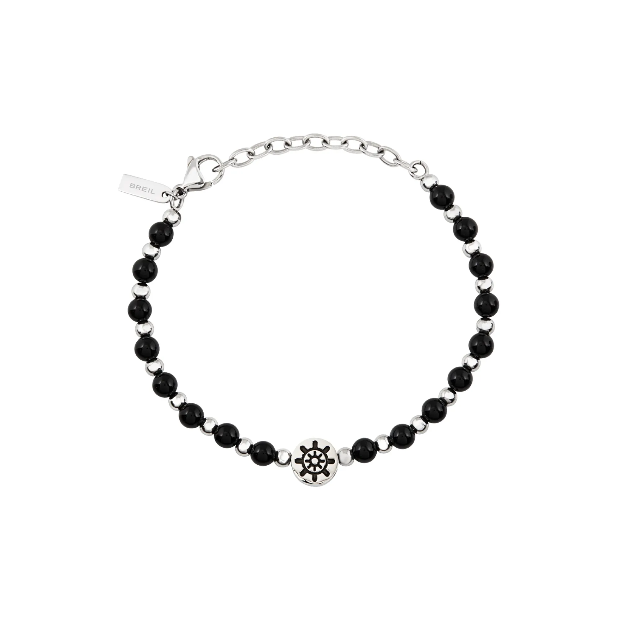 Breil SOUNDWAVE-ARMBAND AUS STAHL UND SCHWARZEM ONYX Best