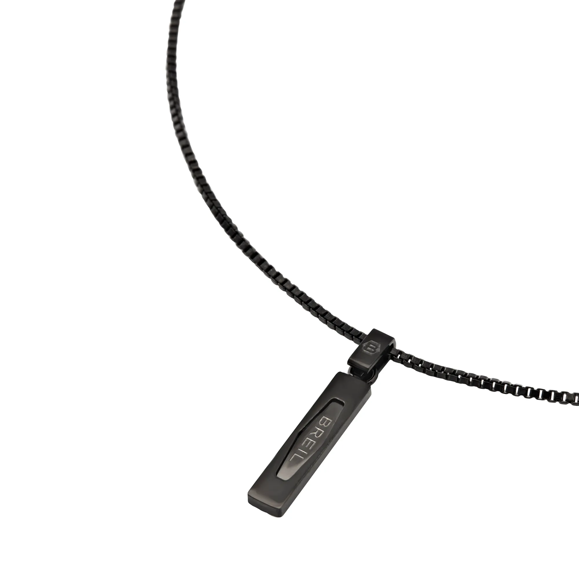 Breil URBANCORE-EDELSTAHL-HALSKETTE MIT ANHÄNGER - SCHWARZ GEFÄRBT Clearance