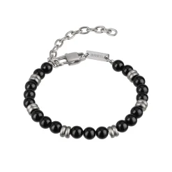Breil WISE-EDELSTAHL UND SCHWARZES ONIX-ARMBAND Fashion