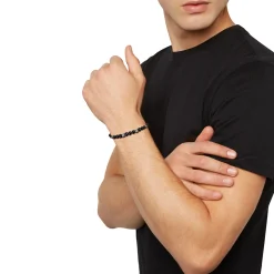 Breil WISE-EDELSTAHL UND SCHWARZES ONIX-ARMBAND Fashion